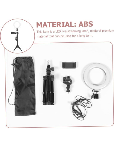 Luz de Relleno LED Artibetter con Trípode y Clip para Teléfono