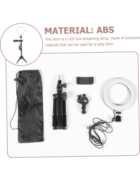 Luz de Relleno LED Artibetter con Trípode y Clip para Teléfono