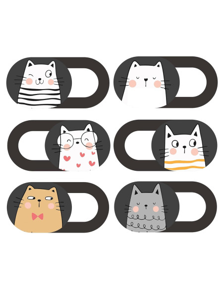 Cubierta de cámara para laptop MESMOS Gato - Pequeña