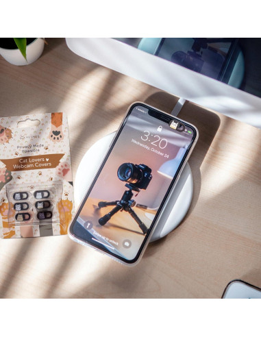 Cubierta de cámara para laptop MESMOS Gato - Pequeña