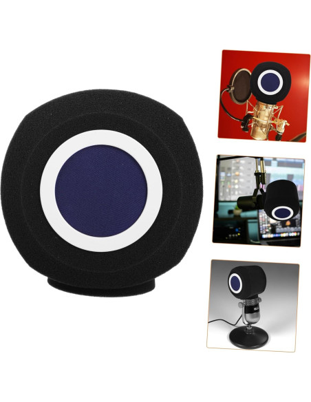 Escudo de Aislamiento de Micrófono Yardwe con Filtro Acústico