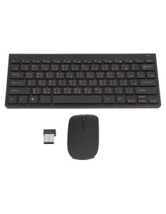 Combo Teclado y Ratón Inalámbricos Pomya 2.4G Silencioso 78 Teclas