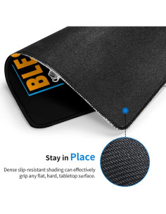 Alfombrilla de Ratón QIZYOQA Antideslizante 25.4x30.48 cm 2