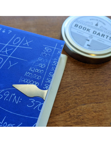 Dardos de Libro Stellar Factory - 50 Marcadores de Acero Inoxidable