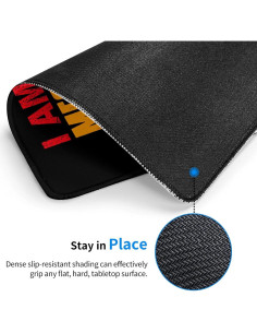 Alfombrilla de Ratón QIZYOQA Antideslizante 25.4x30.48 cm 2