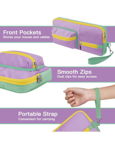 Funda de Transporte CaSZLUTION para Teclado Logitech POP Keys