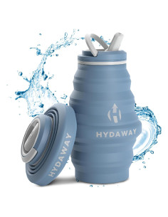 Botella de Agua Plegable HYDAWAY 500ml - Ligera y Ecoamigable