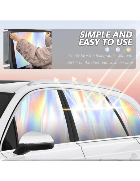 Sombrillas Holográficas para Ventanas de Automóvil YGDMD 2 Pcs Sombrillas Holográficas para Ventanas de Automóvil YGDMD 2 Pcs