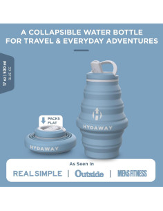Botella de Agua Plegable HYDAWAY 500ml - Ligera y Ecoamigable 2