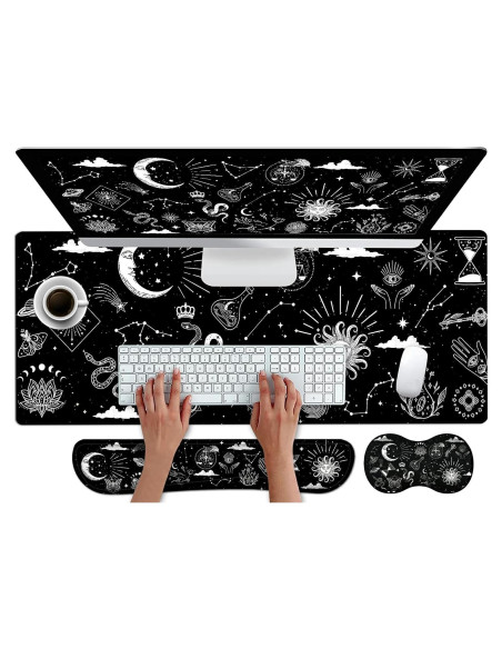 Alfombrilla de Ratón XL EDGFRTOIO con Soporte Ergonómico