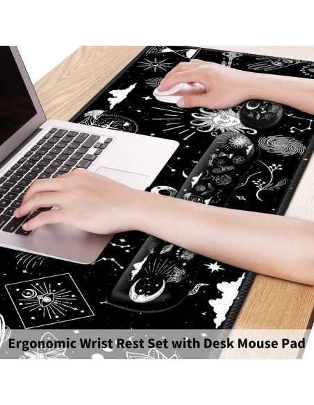 Alfombrilla de Ratón XL EDGFRTOIO con Soporte Ergonómico