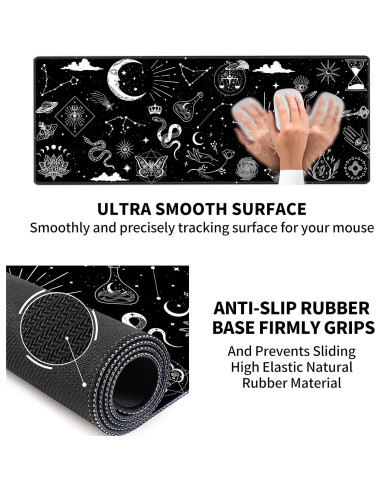 Alfombrilla de Ratón XL EDGFRTOIO con Soporte Ergonómico