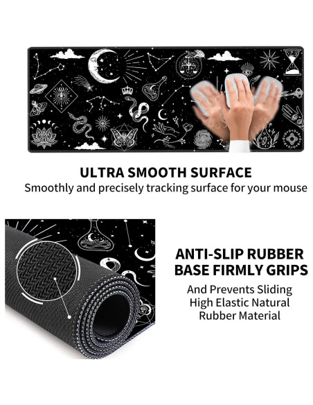 Alfombrilla de Ratón XL EDGFRTOIO con Soporte Ergonómico