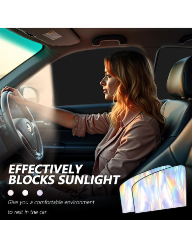 Sombrillas Holográficas para Ventanas de Automóvil YGDMD 2 Pcs
