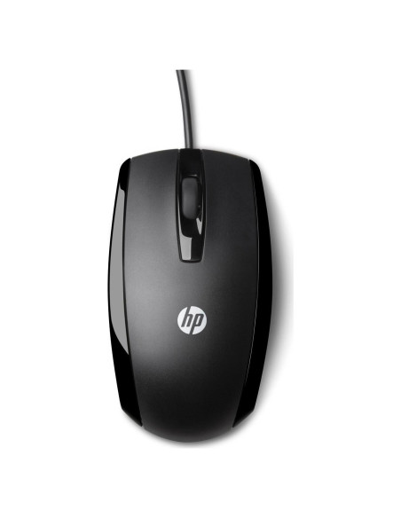 Ratón óptico USB con cable HP X500 - 105g - Negro