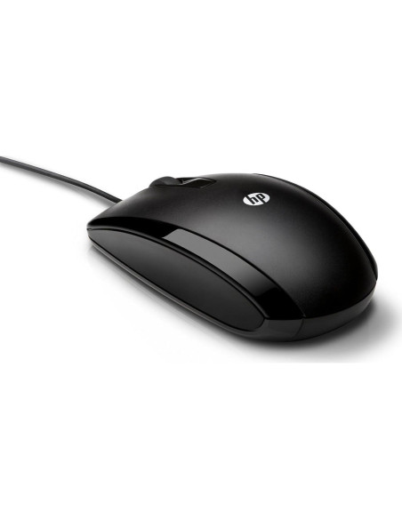 Ratón óptico USB con cable HP X500 - 105g - Negro