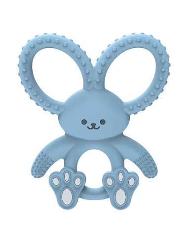 Mordedor Dr. Brown's Flexees Conejito Azul 100% Silicona 3m+
