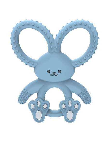 Mordedor Dr. Brown's Flexees Conejito Azul 100% Silicona 3m+
