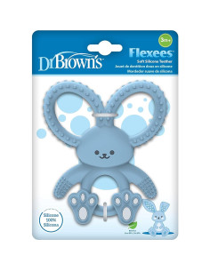 Mordedor Dr. Brown's Flexees Conejito Azul 100% Silicona 3m+ 2