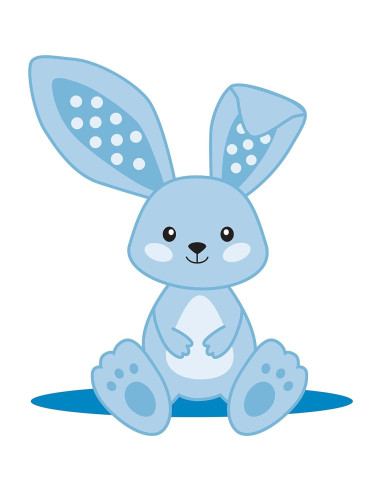 Mordedor Dr. Brown's Flexees Conejito Azul 100% Silicona 3m+