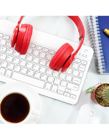 Combo Teclado y Ratón Bluetooth UrbanX KB030 Ergonómico Blanco