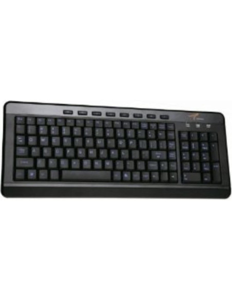 Teclado Multimedia Retroiluminado USB iMBAPrice Negro Piano