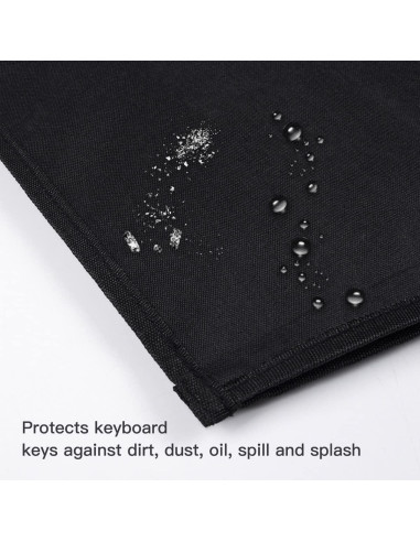Funda Protectora para Teclado Logitech/Dell/Corsair - Negro