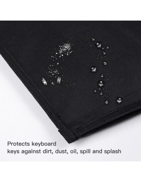 Funda Protectora para Teclado Logitech/Dell/Corsair - Negro