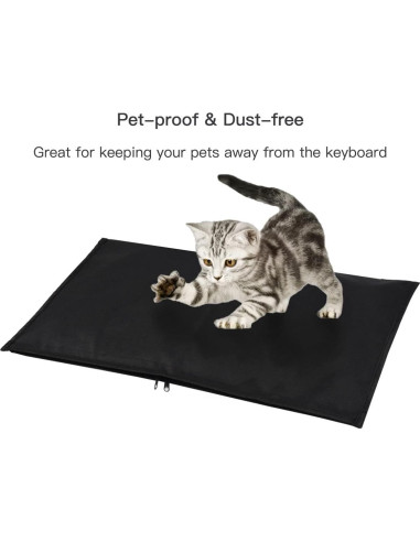 Funda Protectora para Teclado Logitech/Dell/Corsair - Negro