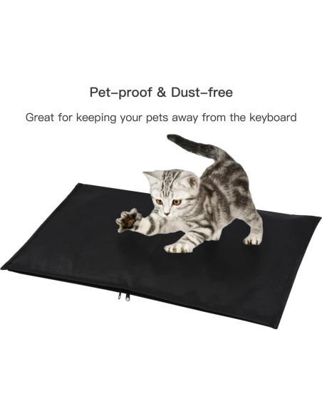 Funda Protectora para Teclado Logitech/Dell/Corsair - Negro