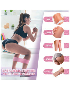 Bandas de Resistencia PLEASION 5 Niveles Antideslizantes 2