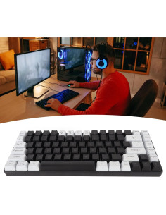Teclado Gaming Zunate 80% Mecánico RGB 84 Teclas Compacto Negro 2