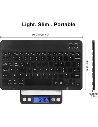 Teclado Ergonómico Inalámbrico UrbanX UX030 RGB Slim