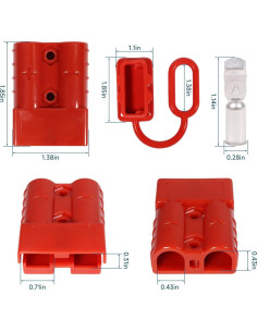 Conector de Desconexión Rápida de Batería 50A 600V YiEC ZAN 2