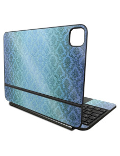 Piel Brillante MightySkins para Apple Magic Keyboard iPad Pro 11" 2024 - Vintage Azul