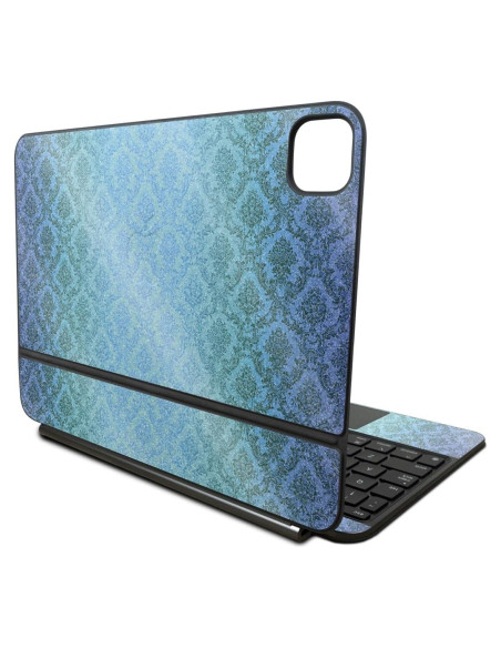 Piel Brillante MightySkins para Apple Magic Keyboard iPad Pro 11" 2024 - Vintage Azul