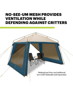 Refugio con Pantalla Eureka! NoBugZone para 6 Personas 2