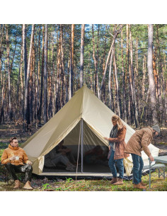 Carpa Yurt Outsunny 10 Personas 4.88x4.88m Impermeable 2