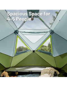 Carpa Instantánea TIMBER RIDGE para 4-6 Personas Resistente 2