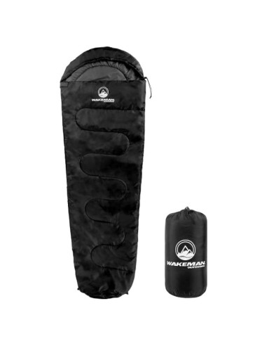 Saco de Dormir Momia Wakeman para Adultos - Impermeable - 25F