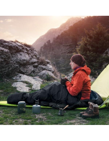 Saco de Dormir Momia Wakeman para Adultos - Impermeable - 25F