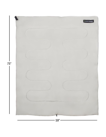 Saco de Dormir Ligero Wakeman 190.5x81.3cm para Camping