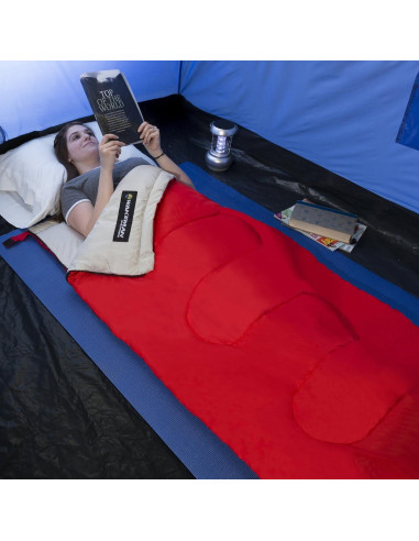 Saco de Dormir Ligero Wakeman 190.5x81.3cm para Camping