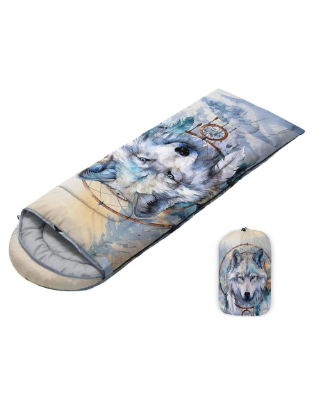 Saco de dormir Nttopship 3 estaciones 230x76 cm impermeable