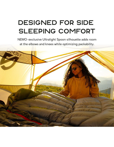 Saco de Dormir de Plumón NEMO Riff 15F 3 Temporadas