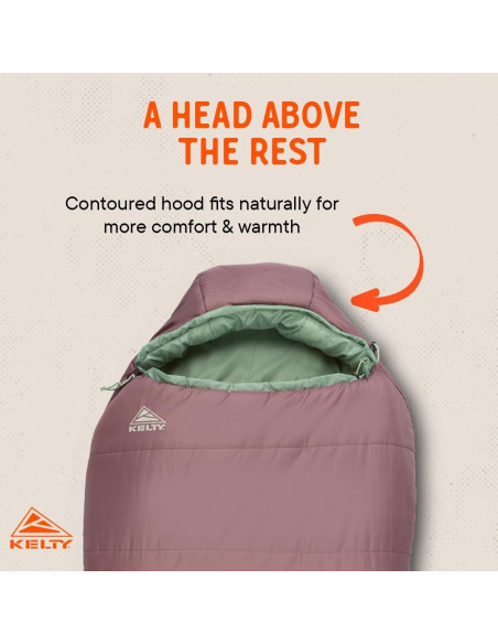 Saco de Dormir Juvenil Kelty Mistral 30 Astado 1 Persona