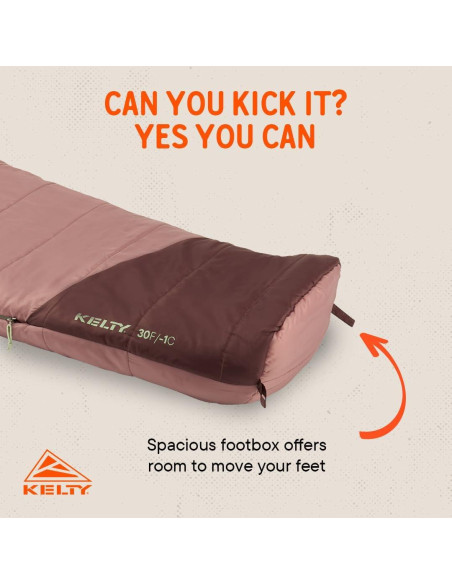 Saco de Dormir Juvenil Kelty Mistral 30 Astado 1 Persona