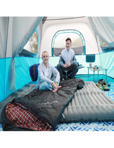 Saco de Dormir KingCamp Extra Ancho 220x100 cm 3 Temporadas