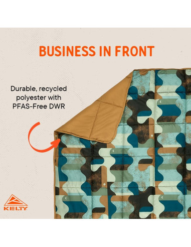 Manta Bestie Geo Natural Kelty - Ligera y Acogedora 1.60 kg