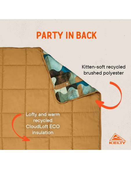 Manta Bestie Geo Natural Kelty - Ligera y Acogedora 1.60 kg